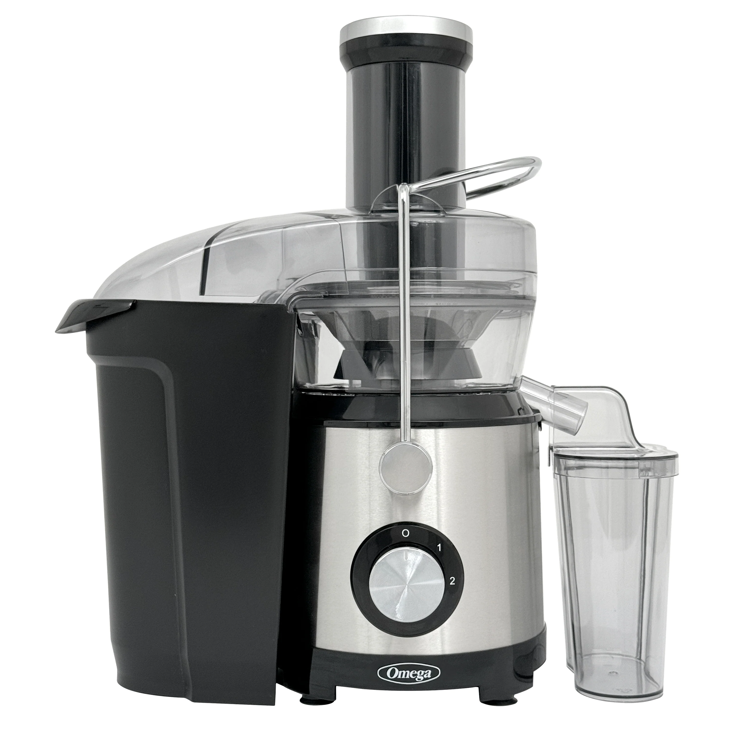 Omega High Speed Juicer with Large Chute (OMJCHSLCBK13) - Image 5