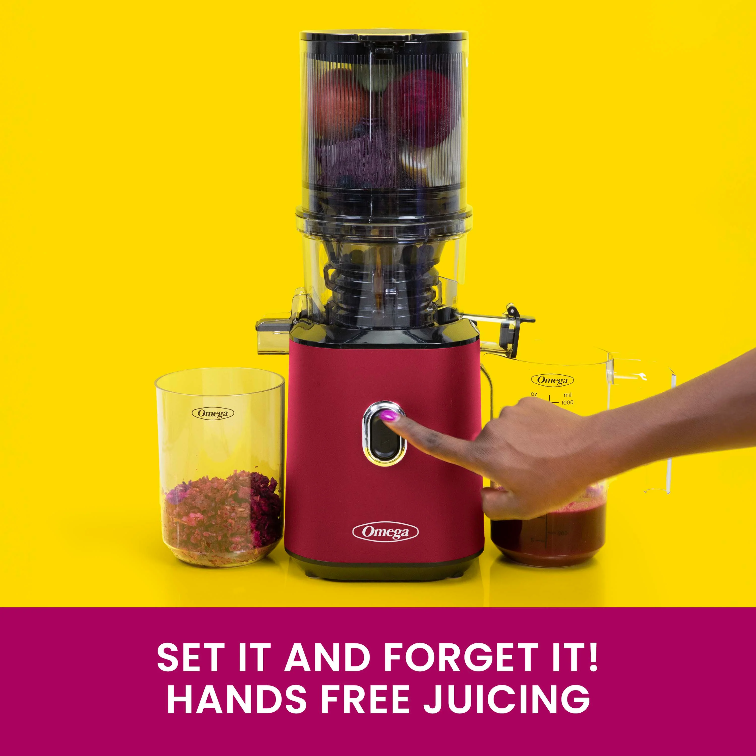 Omega Time Saving Cold Press Batch Juicer (OMJCSMVB) - Image 13