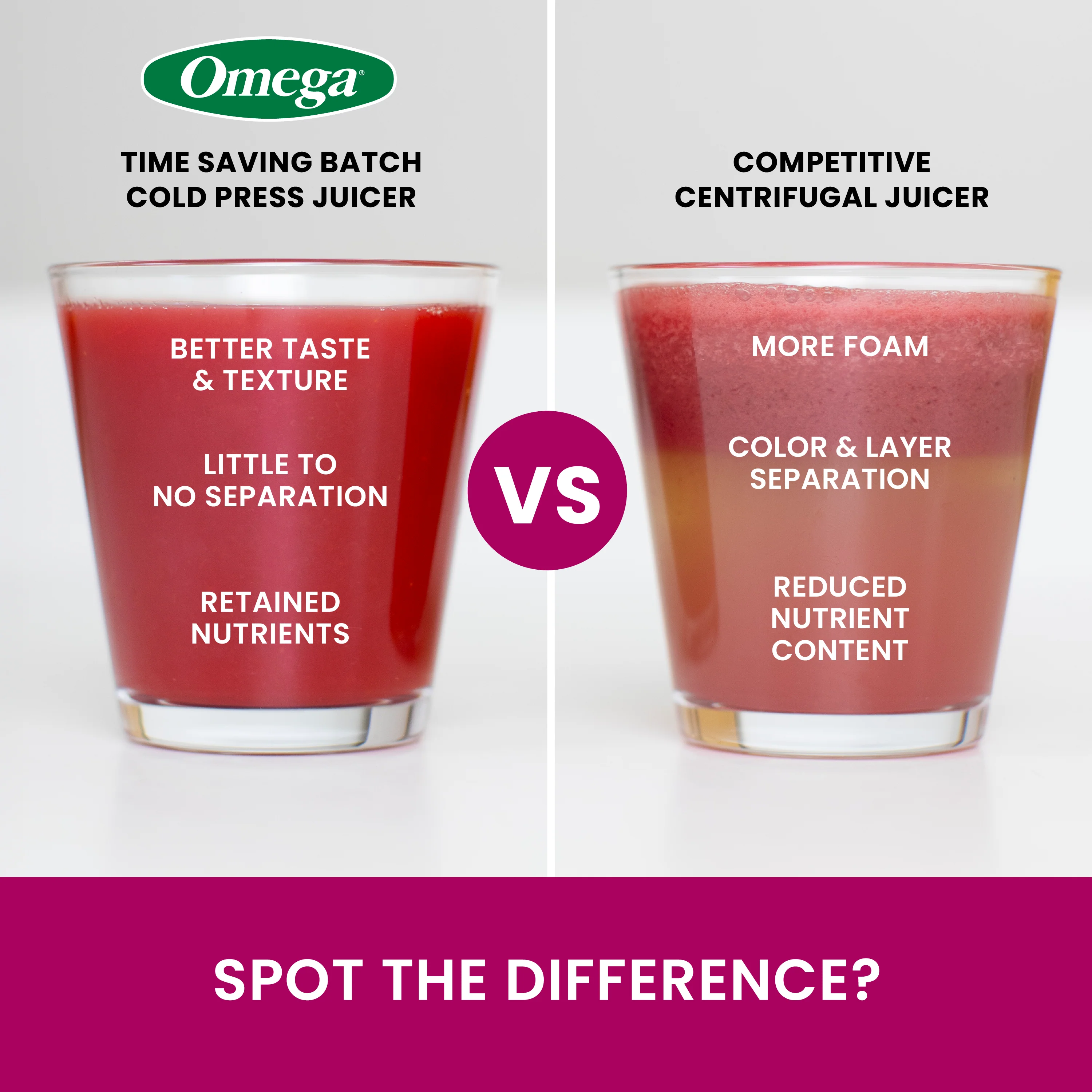 Omega Time Saving Cold Press Batch Juicer (OMJCSMVB) - Image 15
