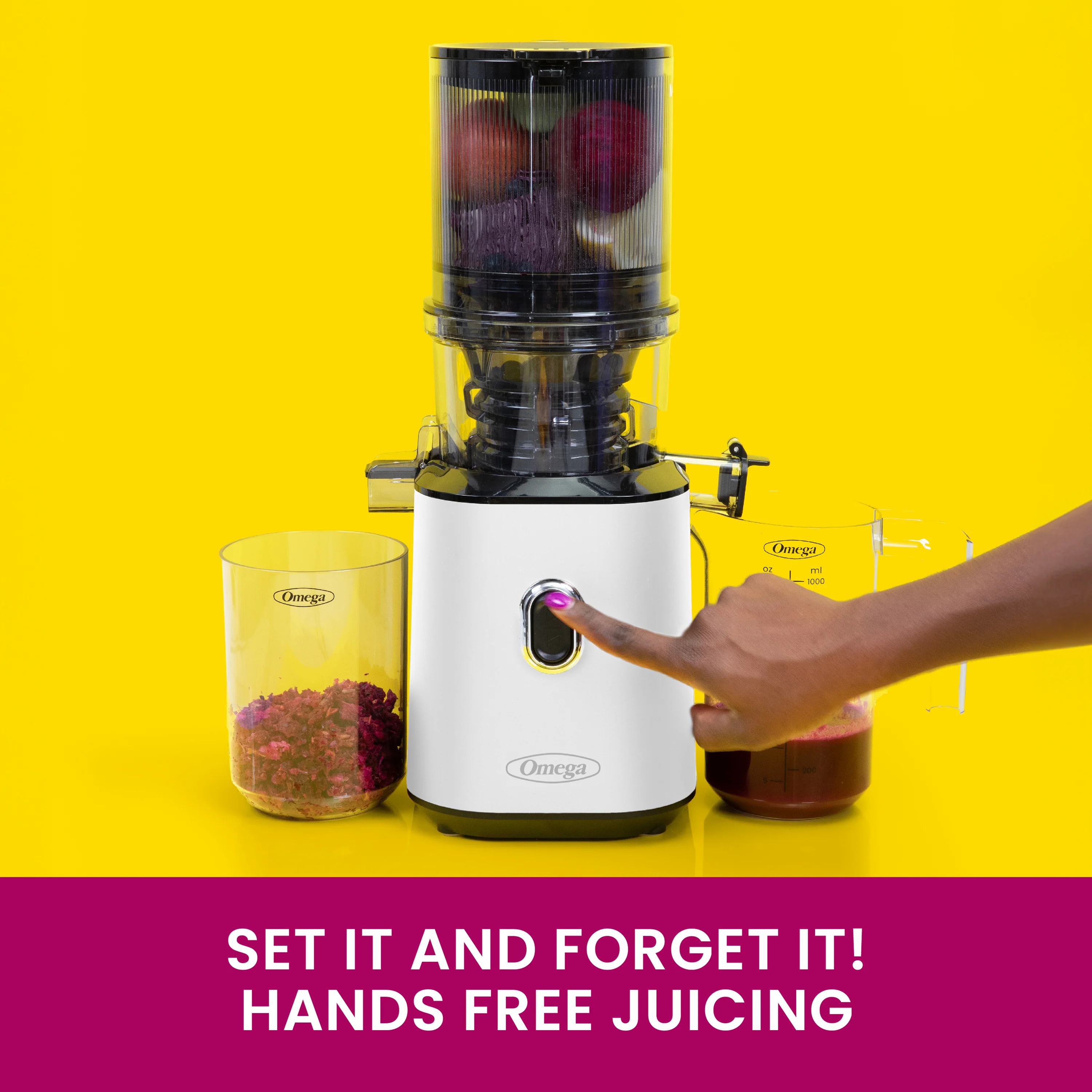 Omega Time Saving Cold Press Batch Juicer (OMJCSMVB) - Image 21