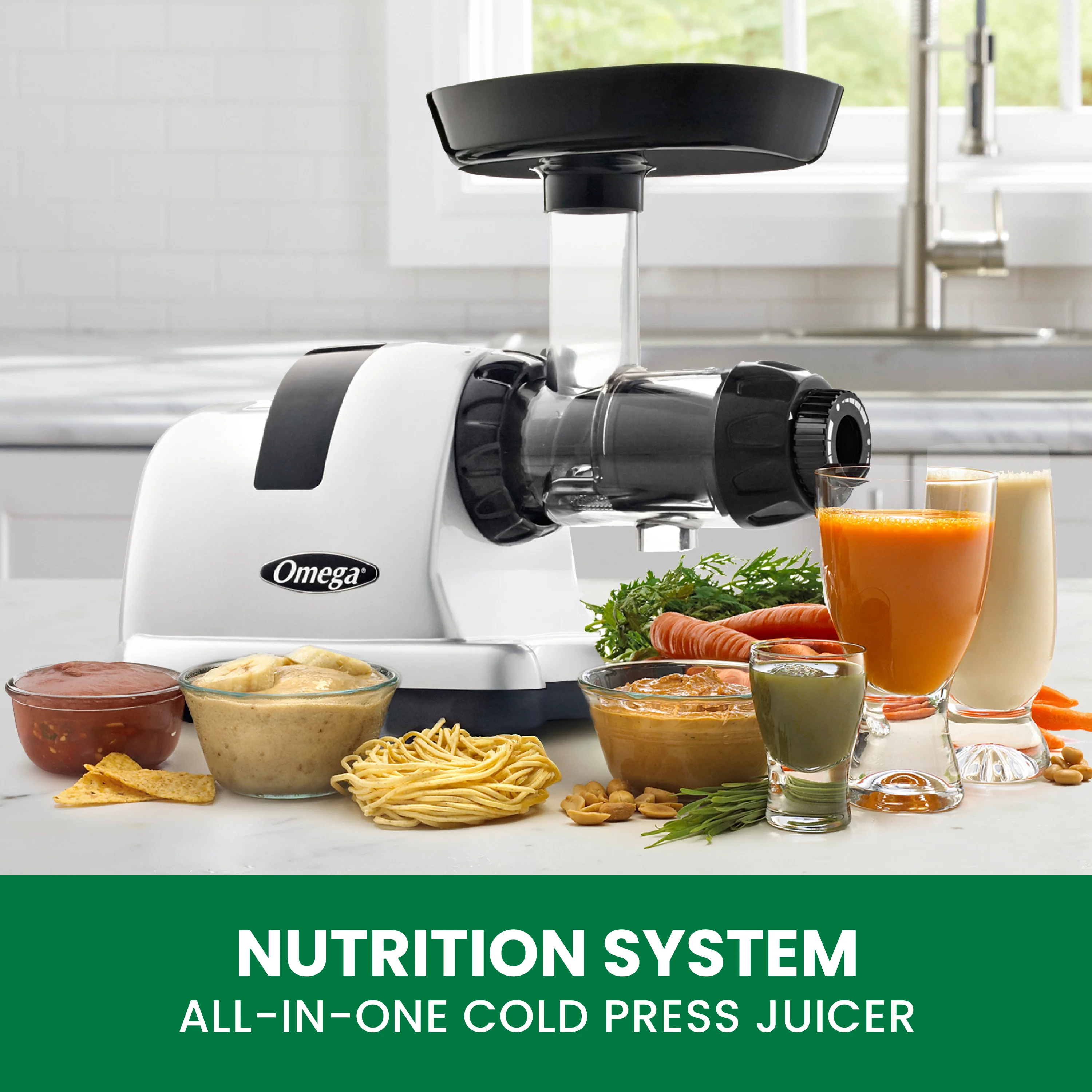 Omega All in One Nutrition System Cold Press Juicer (J8006) - Image 12