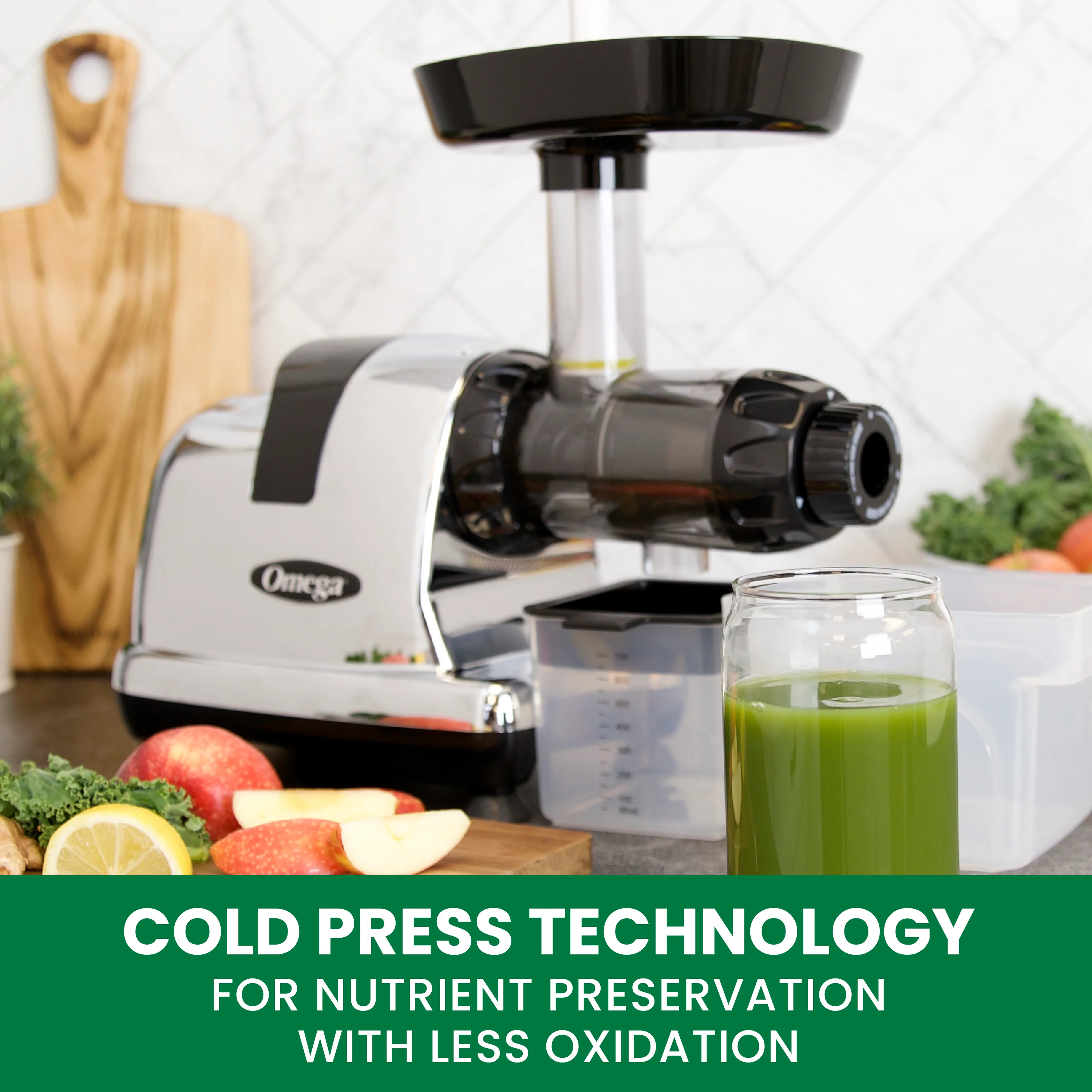 Omega All in One Nutrition System Cold Press Juicer (J8006) - Image 13